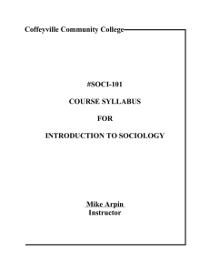 SOCI-101: Introduction to Sociology