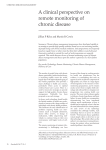 A clinical perspective on remote monitoring of chronic disease