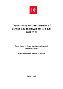 report on diabetes in EU-5