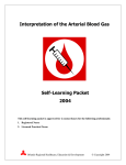 Interpretation of Arterial Blood Gas