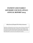 2013 Full Length PFAC Annual Report