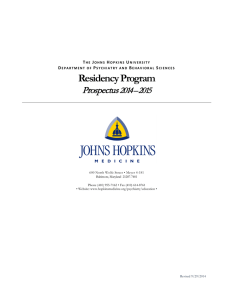 2014-2015 General Psychiatry Residency Program Prospectus