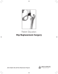 Hip Replacement Surgery Patient Education Guide