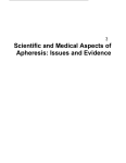 3: Scientific and Medical Aspects of Apheresis: Issues and Evidence
