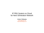 IP PBX System on Cloud for Next Generation Network