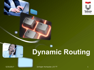 Chapter 6 Dynamic Routing