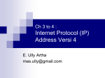 Teori ch 3 to 4 - IP Address - E