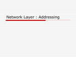 Network Layer : IP