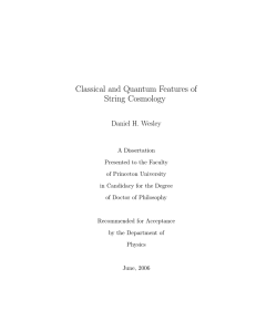 Classical and Quantum Features of String Cosmology