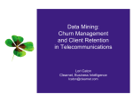 Data Mining: Churn Management and Client Retention in Telecommunications