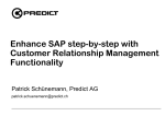 Enhance SAP step-by-step with Customer Relationship Management Functionality