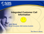 Integrated Customer Call Information