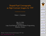 Shaped-Pupil Coronagraphs as High-Contrast Imagers for TPF