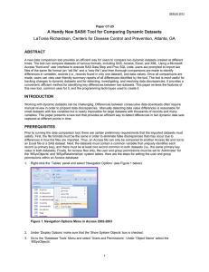 A Handy New SAS® Tool for Comparing Dynamic Datasets