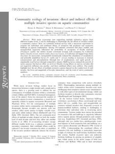 Preston et al. 2012 comm invasions