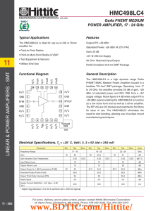 HMC498LC4 数据资料DataSheet下载