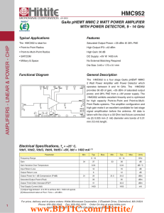 HMC952 数据资料DataSheet下载