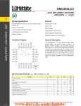 HMC564LC4 数据资料DataSheet下载