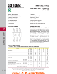 HMC595 数据资料DataSheet下载