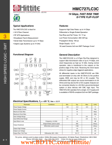HMC727LC3C 数据资料DataSheet下载
