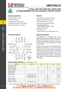 HMC745LC3 数据资料DataSheet下载