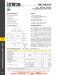 HMC799LP3E 数据资料DataSheet下载