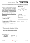 RA07M4047M 数据资料DataSheet下载