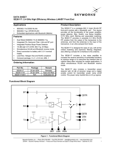 SE2611T 数据资料DataSheet下载