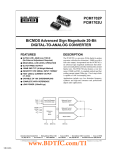 PCM1702 数据资料 dataSheet 下载