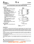 TPA2000D1 数据资料 dataSheet 下载