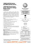 1500 Watt SMC Transient Voltage Suppressor, 10 V Unidirectional