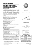 600 Watt SUR40 Transient Voltage Suppressor, 100 V, Unidirectional