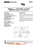 ADS901 数据资料 dataSheet 下载