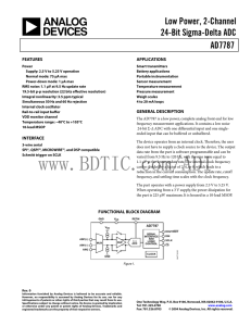 AD7787 数据手册DataSheet下载