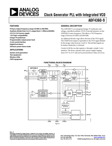 ADF4360-9 数据手册DataSheet 下载