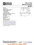 ADF5002 数据手册DataSheet 下载