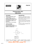 PGA103 数据资料 dataSheet 下载