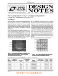 DN137 - New Comparators Feature Micropower Operation Under All Conditions