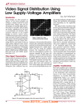 Dec 2003 Video Signal Distribution Using Low Supply-Voltage Amplifiers
