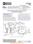 CN0233: 16位工业、隔离电压电流输出的DAC，同时提供隔离的DC-DC电源 .