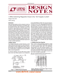 DN256 - 1.4MHz Switching Regulator Draws Only 10µA Supply Current