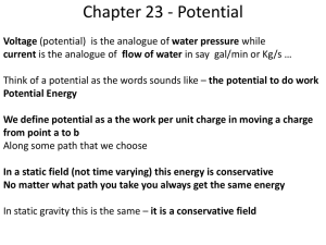 Chapter 23 = Potential Lecture