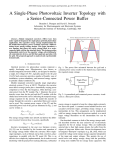 Pierquet, B.J. and D.J. Perreault, “A Single-Phase Photovoltaic Inverter Topology with a Series-Connected Power Buffer,” 2010 IEEE Energy Conversion Congress and Exposition , pp. 2811-2818, Sept. 2010.