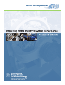 Improving motor and drive system performance, a source book for industry (US DoE)