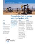 Eaton solutions help to regulate power in oil and gas fields
