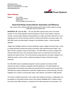 Smart Grid Ready Control Delivers Automation and Efficiency 6/18/12 Read more