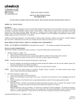 TB-591/592 Instruction Sheet