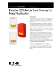 Exceder LED Amber Lens