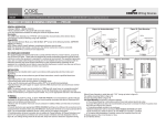 POWER EXTENDER DIMMING CONTROL—PF19-W Instruction Sheet