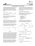 Inductor Switching Regulator Design
